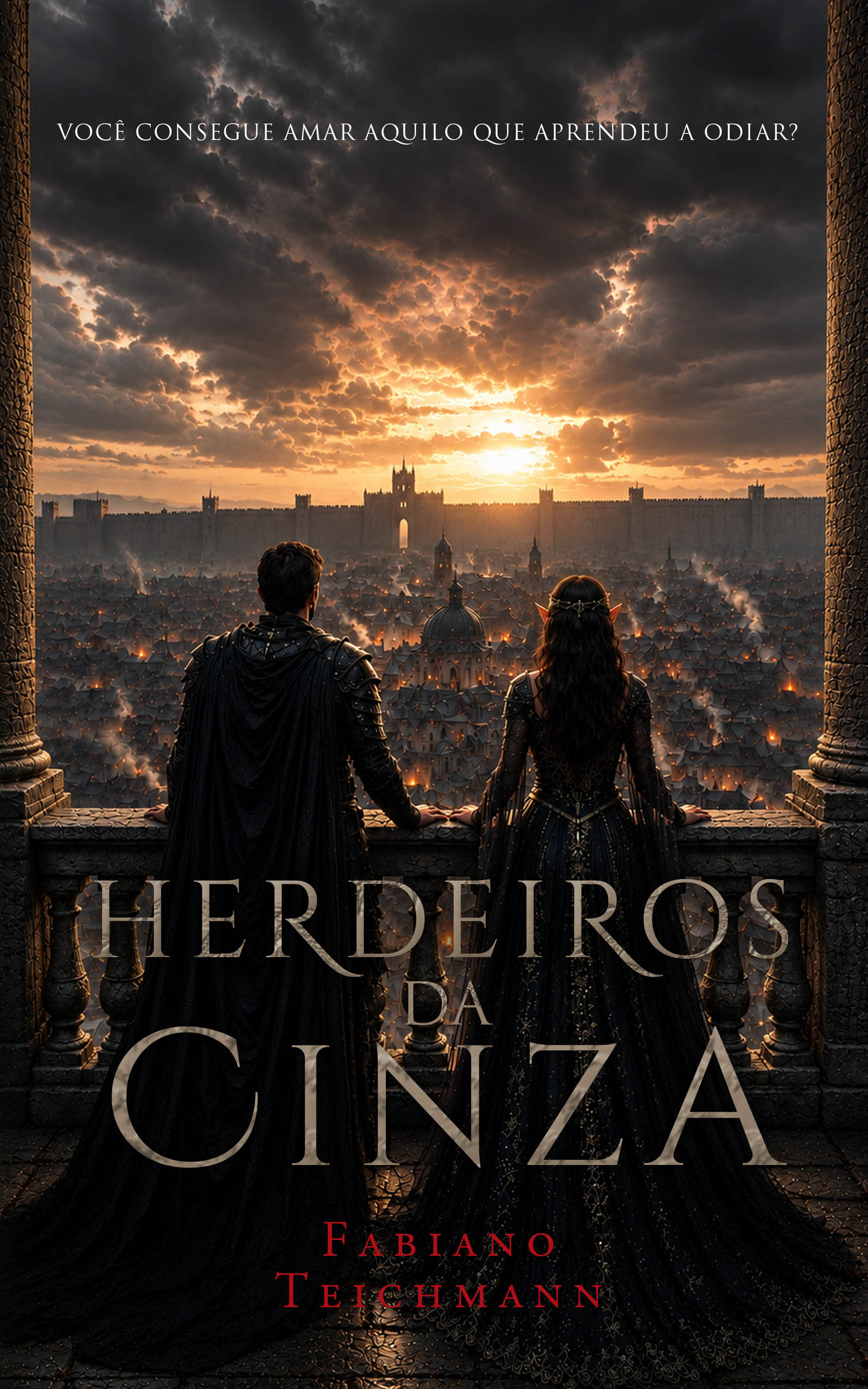 Capa do livro Herdeiros da Cinza - Fabiano Teichmann